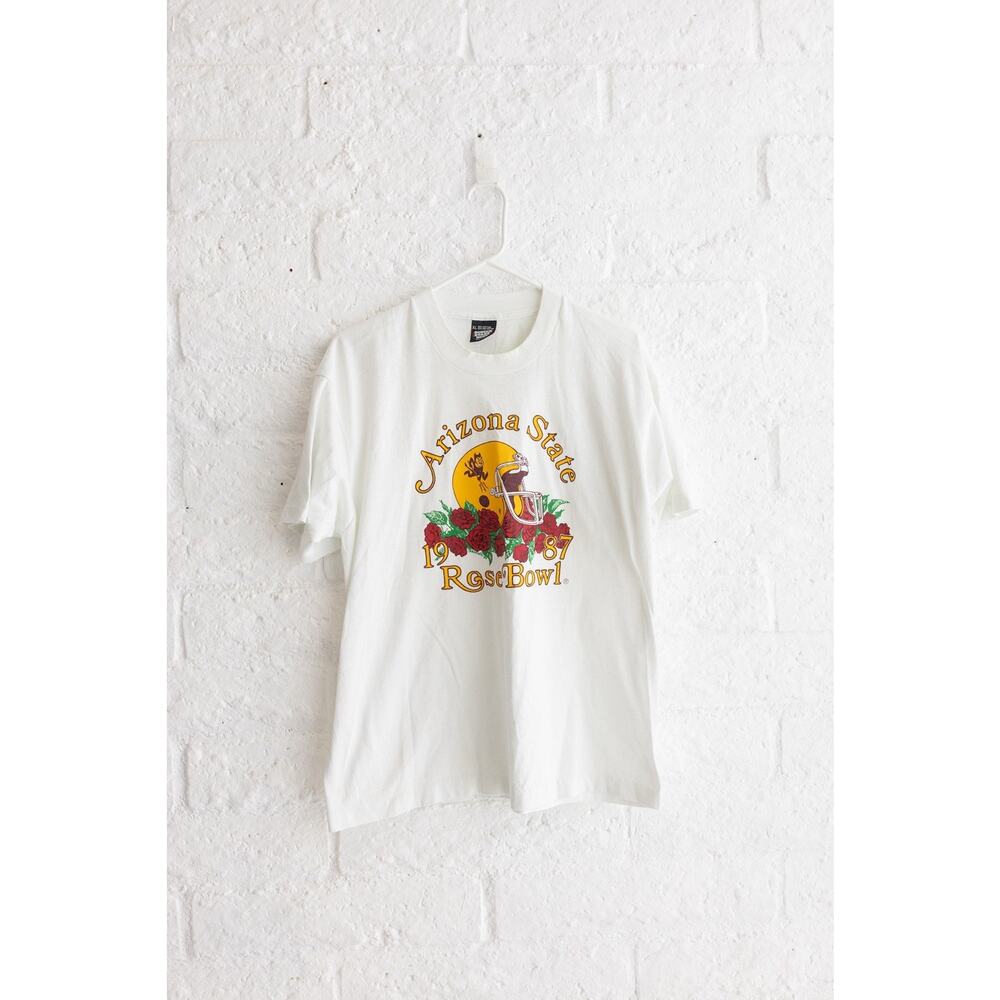 Vintage Arizona State Rose Bowl 1987 T-Shirt Screen Stars Best USA Made Size XL